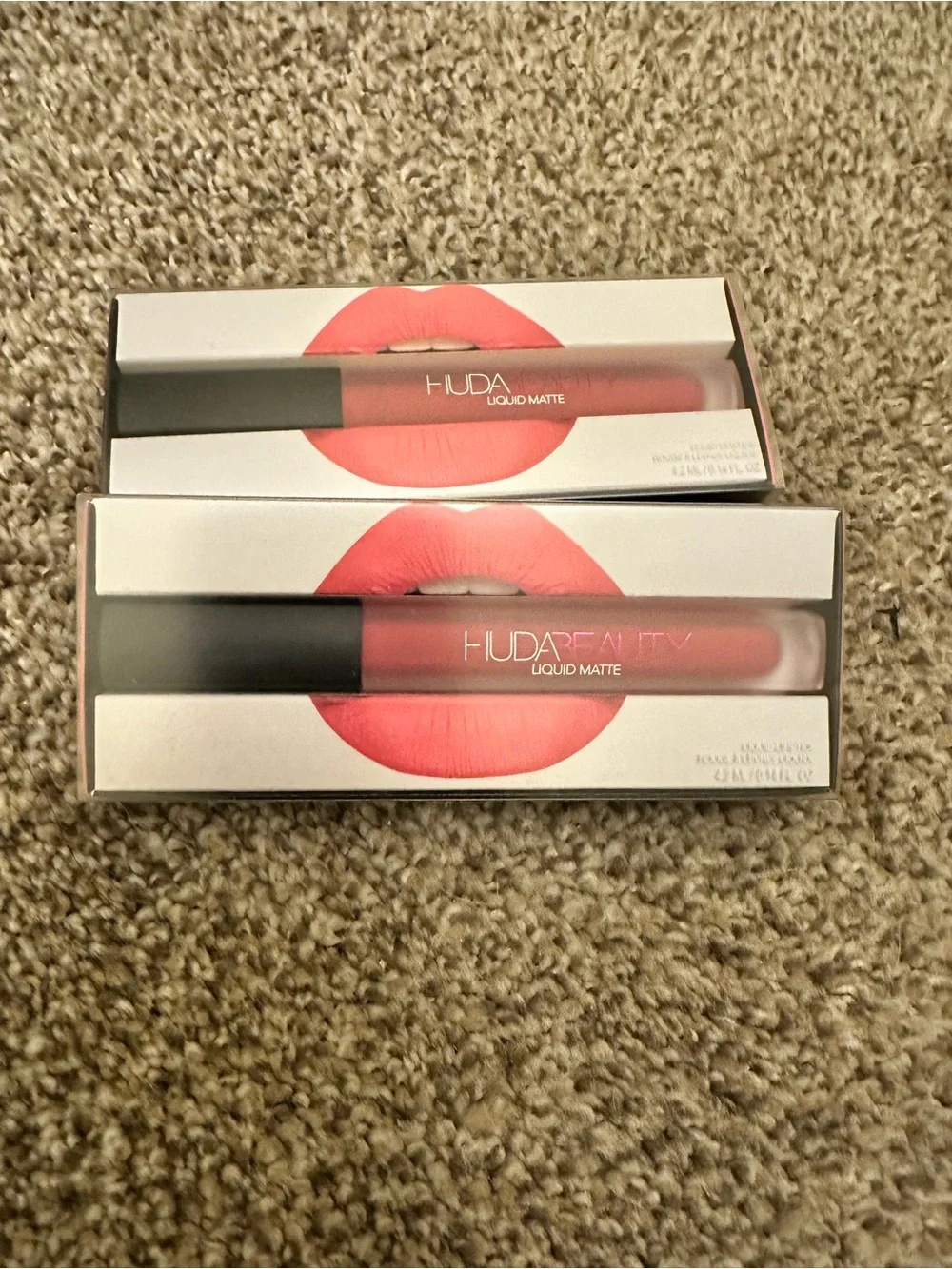 HUDA BEAUTY Liquid Matte Lipstick - Gossip Gurl Duo